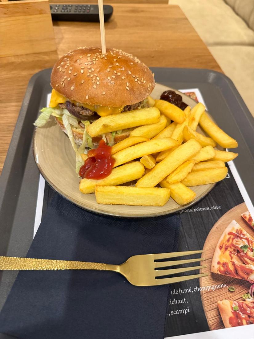 Burger et frites